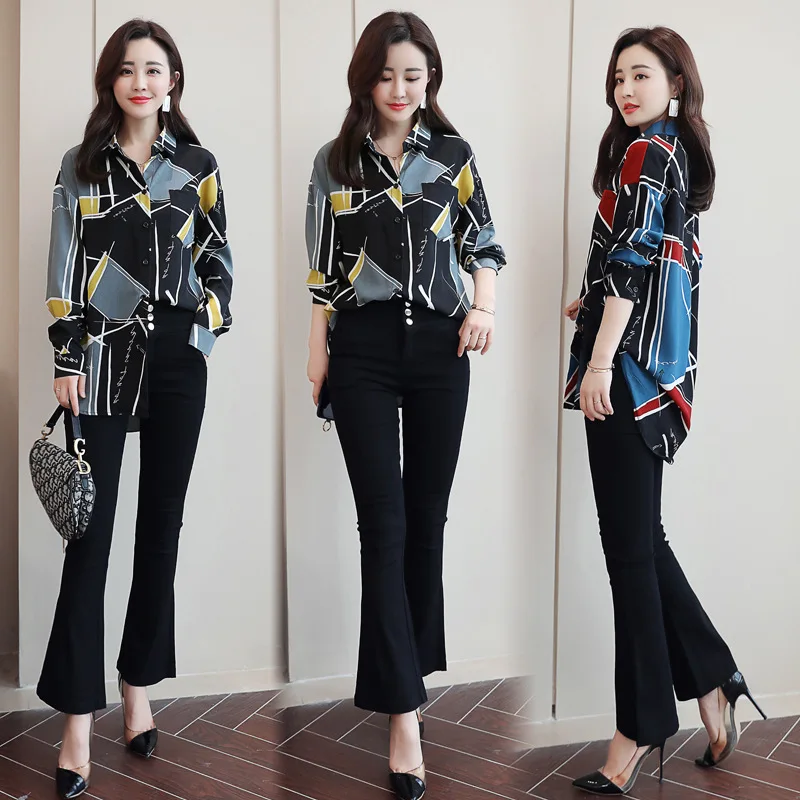 

WOMEN'S Dress 2019 Spring Trend of Fashion Comfortable Slim Fit Floral Two-Piece Set