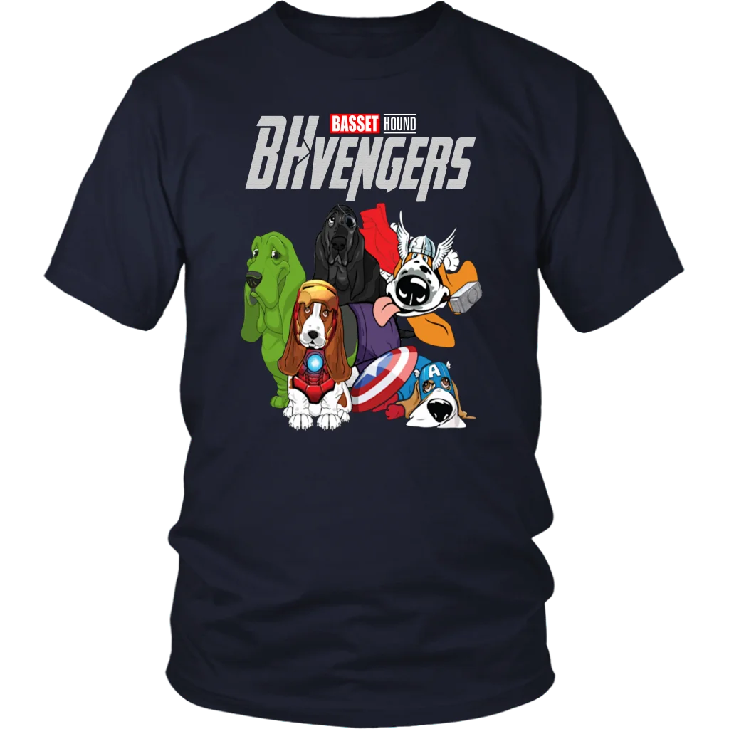 Bhvengers Shirt Basset - Hound Avengers Endgame Dog Version Sh | Мужская одежда