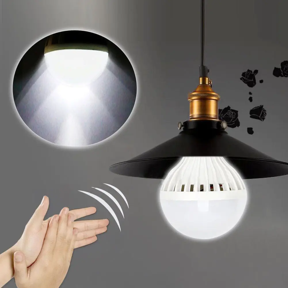 

E27 Energy-saving LED Bulbs Light Lamp Motion-sensor Night Bulb