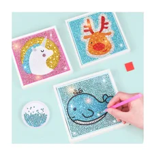 Детская Алмазная картина мозаика ручной работы DIY производственный Материал Пакет девушка вышивка с загадками живопись игрушки