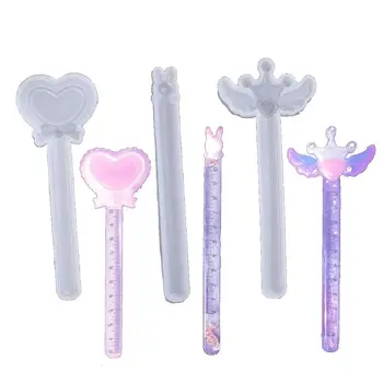 

3Pcs Crown Rabbit Wing Straight Ruler Silicone Mold Kit Resin Casting Craft Tool S29 20 dropshipping