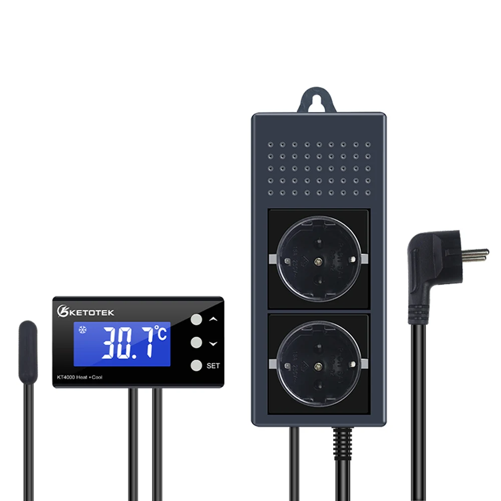 Ketotek KT4000 Digital Thermostat Temperature Controller Socket