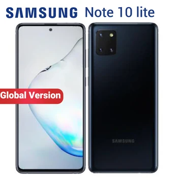 Перейти на Алиэкспресс и купить Смартфон Samsung Galaxy Note 10 Lite, 8 + 128 ГБ, 9810 дюйма, 2 SIM-карты, 6,7 мАч