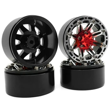 

FBIL-1.9inch Metal Beadlock Wheel Rims for 1/10 Axial SCX10 TAMIYA CC01 D90 D110 RC Crawler Car