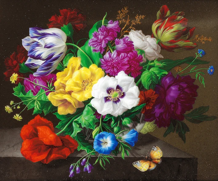 A7127 花 60x50