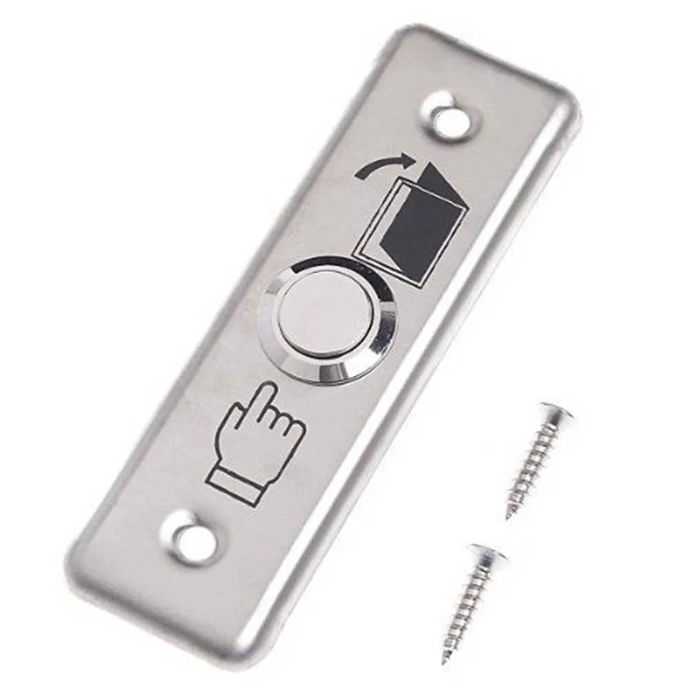 

Exit Switch Stainless Steel Plate Narrow Release Button for Door Lock Open
