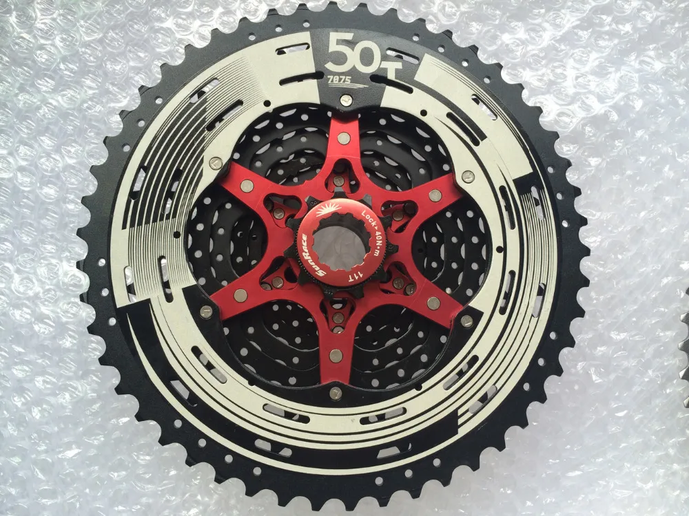 Велосипедная кассета Sunrace CSMX80 11 скоростей 12 Скоростей 11-50 т подходит для Shimano SRAM