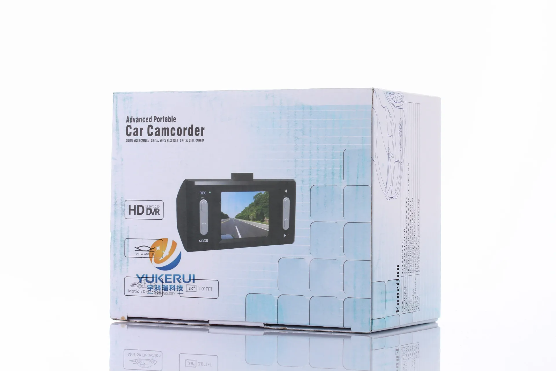 Прямая с фабрики K60 Puqing 2,0 дюймов тахограф скрытый ночного видения вождения рекордер