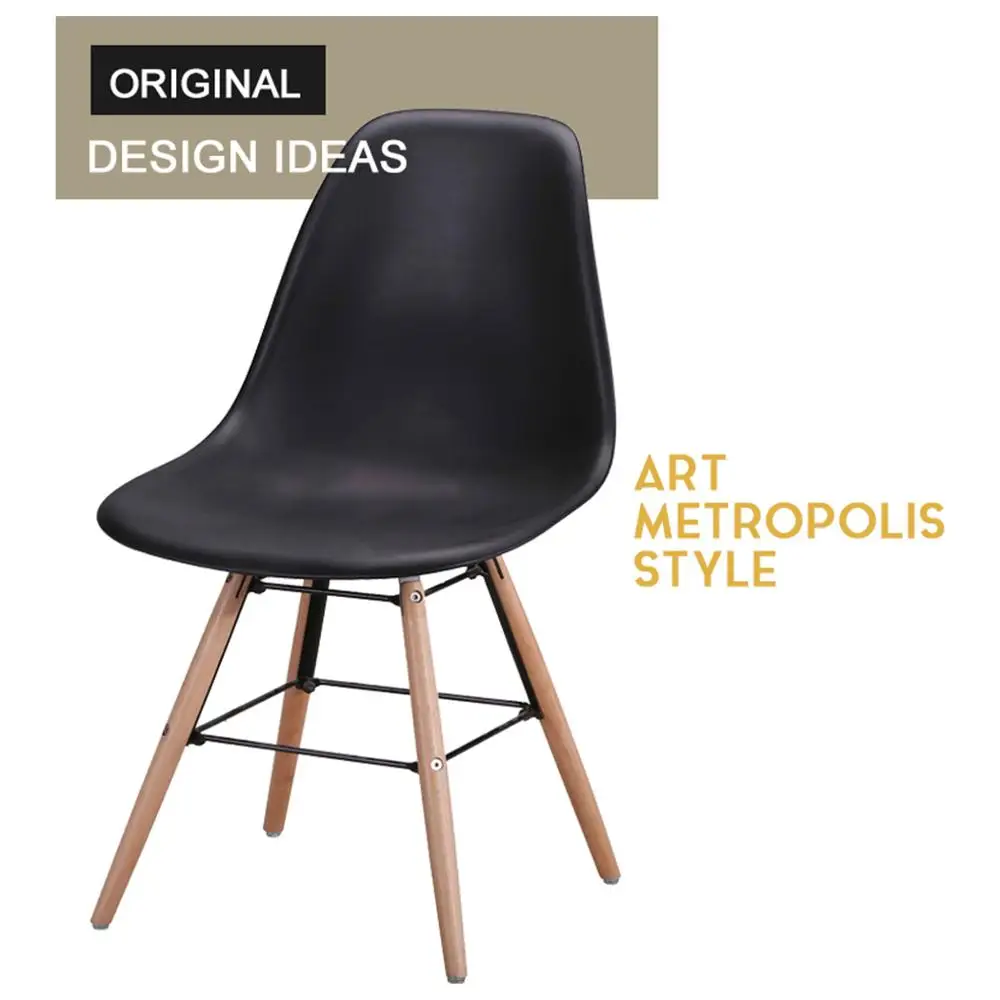 2pcs ChairsSimple assembly structure Solid wood dining chair with High Calibre PP Plastic seat Ideal for home office cafés 2pcs ChairsSimple assembly structure Solid wood dining chair with High Calibre PP Plastic seat Ideal for home office cafés