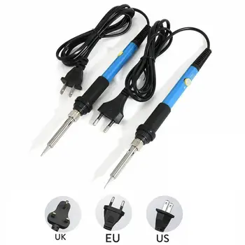 

Adjustable Temperature Electric Soldering Iron Gun 60W Welding Set Tool Kit 110/220V US/UK/EU Soldering Gun Welding Set Dropship