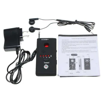 

Cc308+ Wireless Signal Detector Anti-Sneak Shot Anti-Eavesdropping Anti-Stealing Privacy Protection Anti-Gps Locator