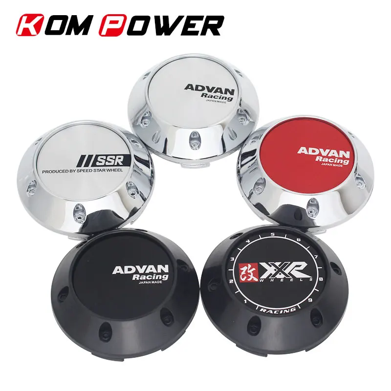 4pcs 68mm car styling ssr wheel centre cap xxr trim hub caps advan racing on wheels cover rims accessories | Автомобили и