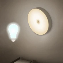 PIR датчик движения 6 светодиодный светильник под шкаф кухня спальня Беспроводной магнитный шкаф свет сенсор лестничный свет ночник