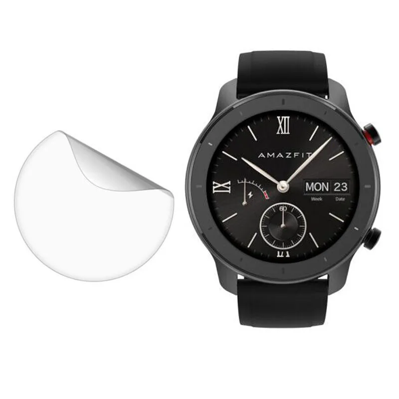 

3pcs Soft Clear Protective Film Guard For AMAZFIT GTR 42mm 47mm Sport Watch Smartwatch Full Screen Protector Cover (Not Glass)