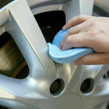 

10pcs Sponge Set Washing Polishing Pad Microfiber Waxing Blue Supplies