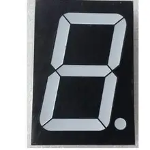 5 шт. цифровая трубка 0,3" 0,5" 2," дюйма 1 позиционный сегмент общий анод/катод с красной подсветкой ЖК-цифровой дисплей трубка AS/BS