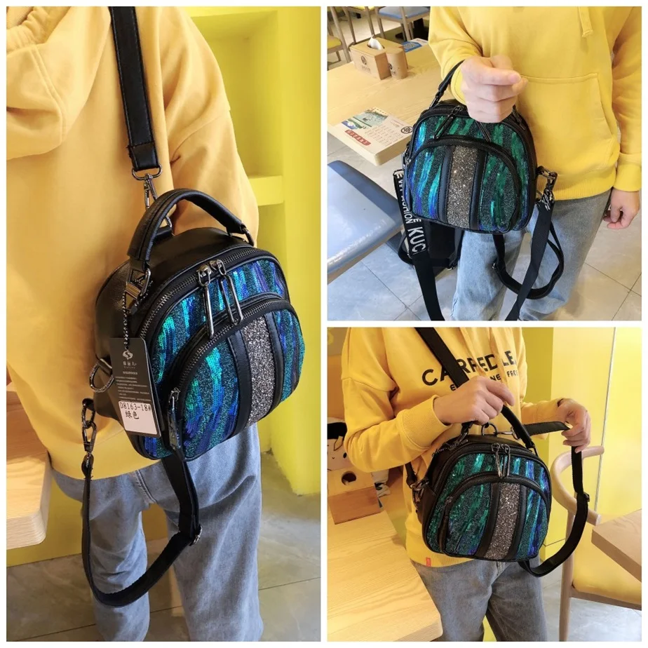 Стразы, Модный женский рюкзак для отдыха, корейский женский рюкзак, повседневные дорожные сумки для школы, рюкзак для девочек-подростков