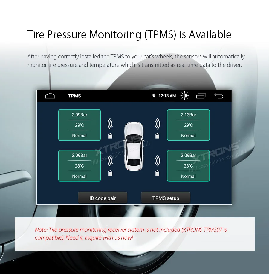 Perfect XTRONS Universal 7" Head Unit Android 9.0 Car Multimedia Player Radio Stereos 1080p Video Steering wheel GPS RCA OBD NO DVD 16