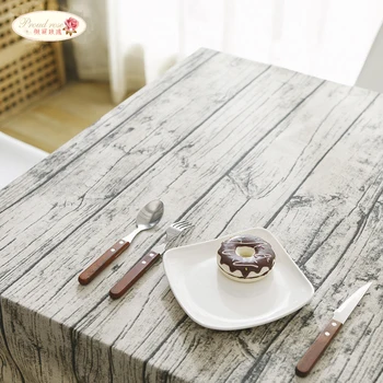 

Proud Rose Linen Tablecloth Table Runner Pillowcase Chair Cushion Bark Tea Table Cloth Wood Grain Background Cloth Table Cover