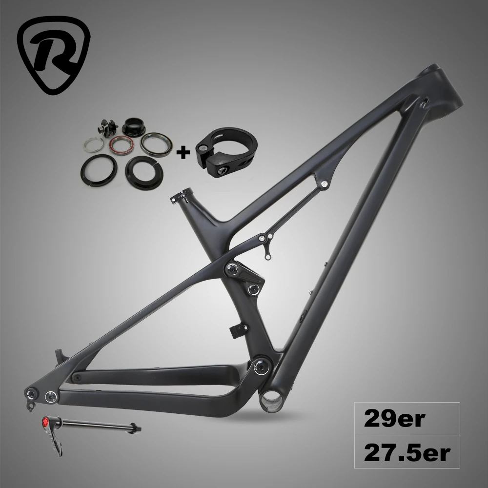 MC9 Carbon mtb Full Suspension Frame 29er Thru axle 12*148mm 27.5er