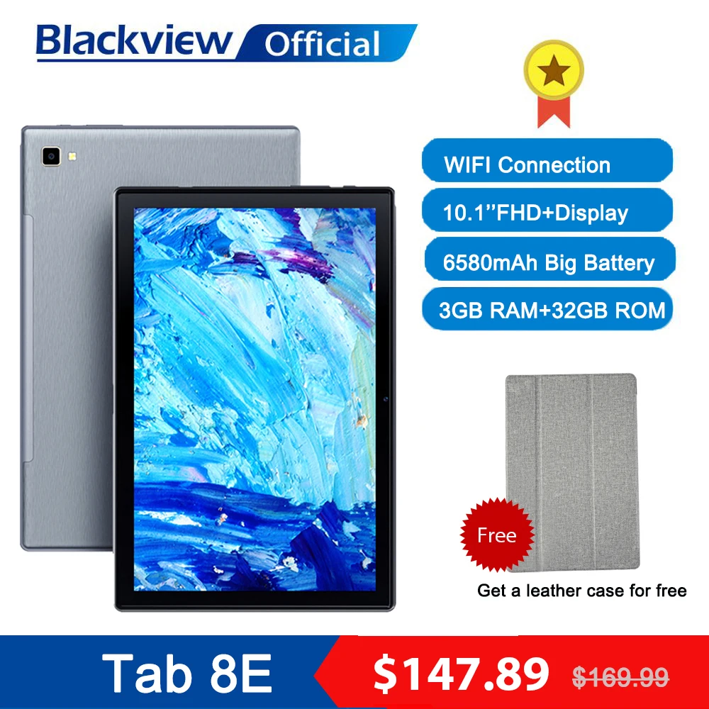 Tablet Pc Camera Blackview Tab Android Octa-Core Dual-Speakers 10-Wifi 8E 13MP 3GB 32GB