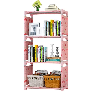 

New Large Storage Capacity Shelf Bookcase Stable Reliable Book Shelves Bin Books Display Shelving Unit Organizer Easy Assembly