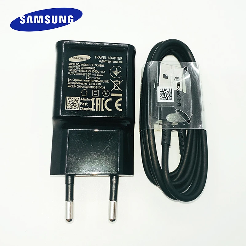 Usb Fast Charger Eu Plug 9v1.67a Quick Charge Travel 120cm Type C Cable