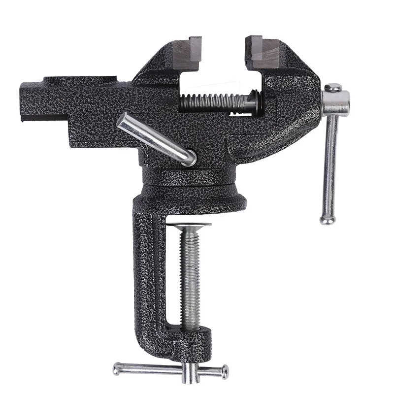 Universal Table Vise 360°Swivel Base Bench Clamp Home Clamp-On Repair Tool Portable Work Drilling | Обустройство дома