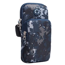 Бег Регулируемый Фитнес Велоспорт рука многослойный мешок Пот Впитывающие руки свободный Противоскользящий спортивный держатель телефона дышащий