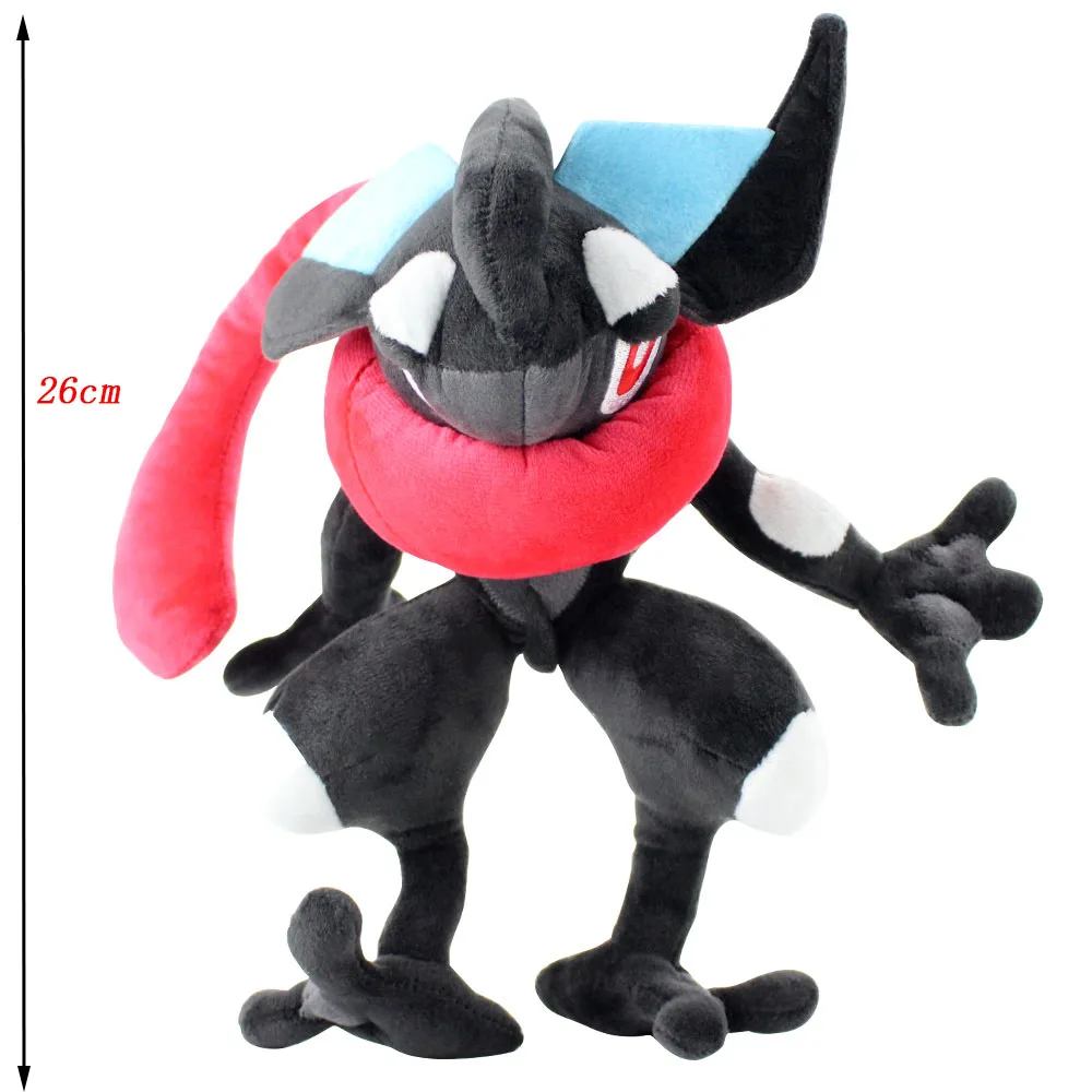 26-30 см блестящая Greninja плюшевая игрушка, мягкая кукла для детей, японское аниме, рождественский подарок для детей - Цвет: 26cm Greninja
