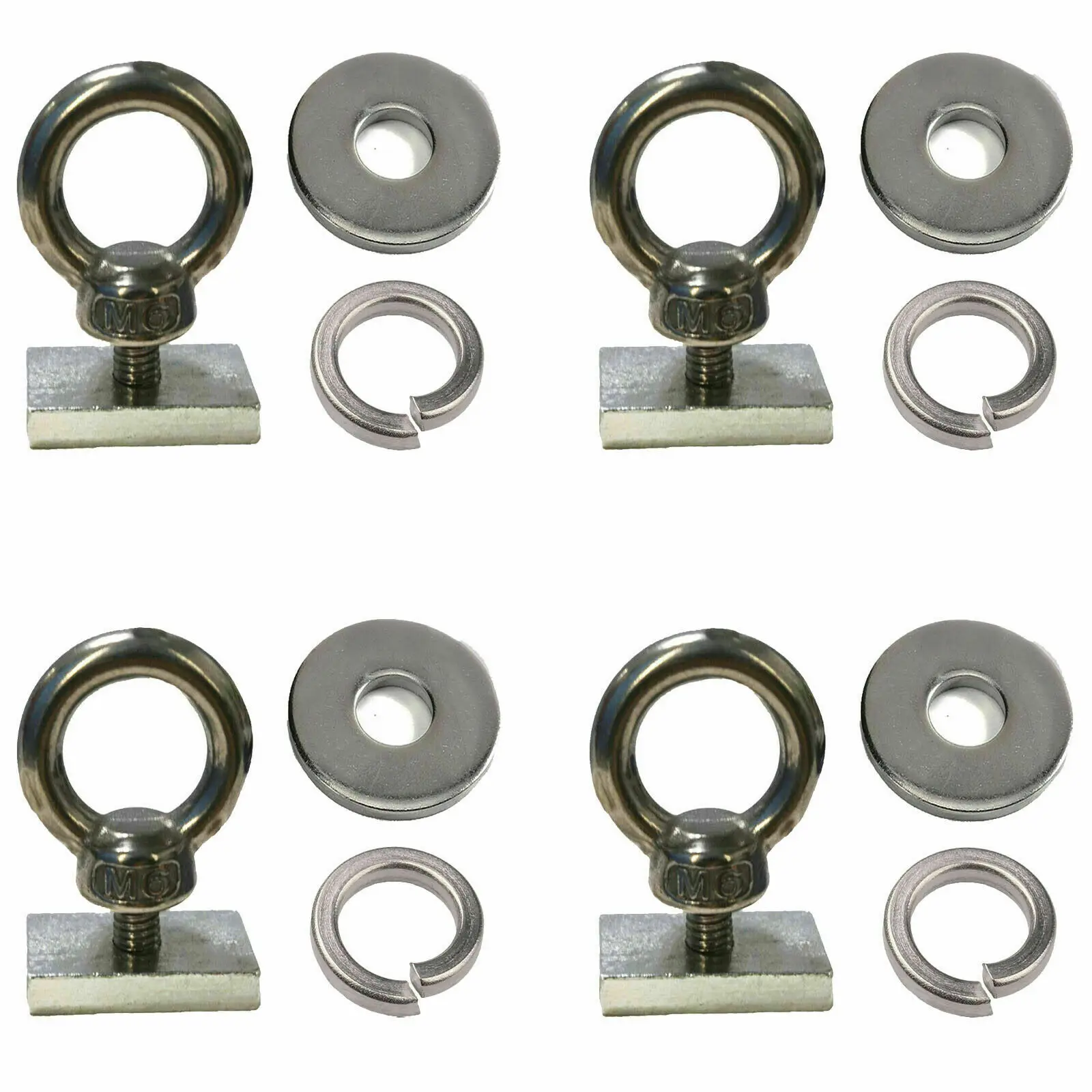Eye bolt tie down kit for Rhino Pioneer platform roof rack stainless steel X4 | Инструменты