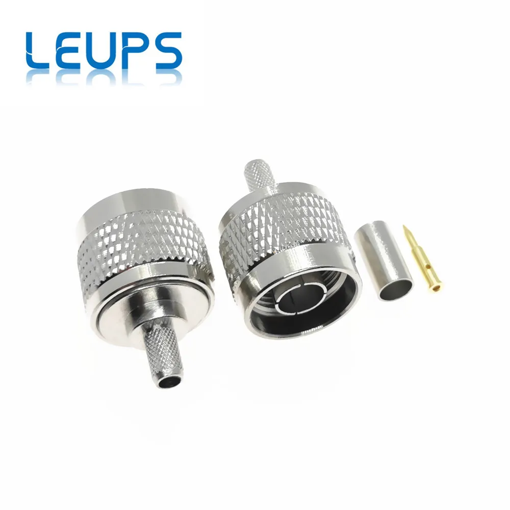 2PCS N Male Plug Crimp RG58 RG142 RG223 LMR195 SYV50-3 Cable RF Connector 0-4G | Обустройство дома