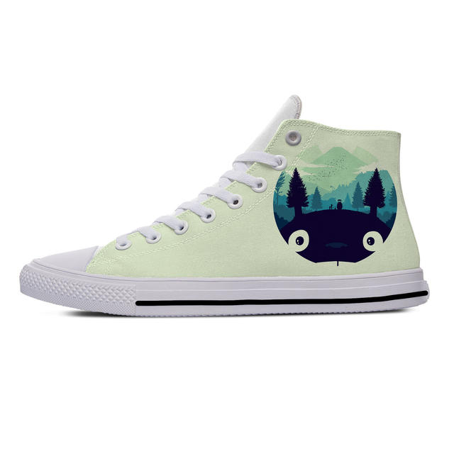 TOTORO THEMED HIGH TOP SHOES (19 VARIAN)