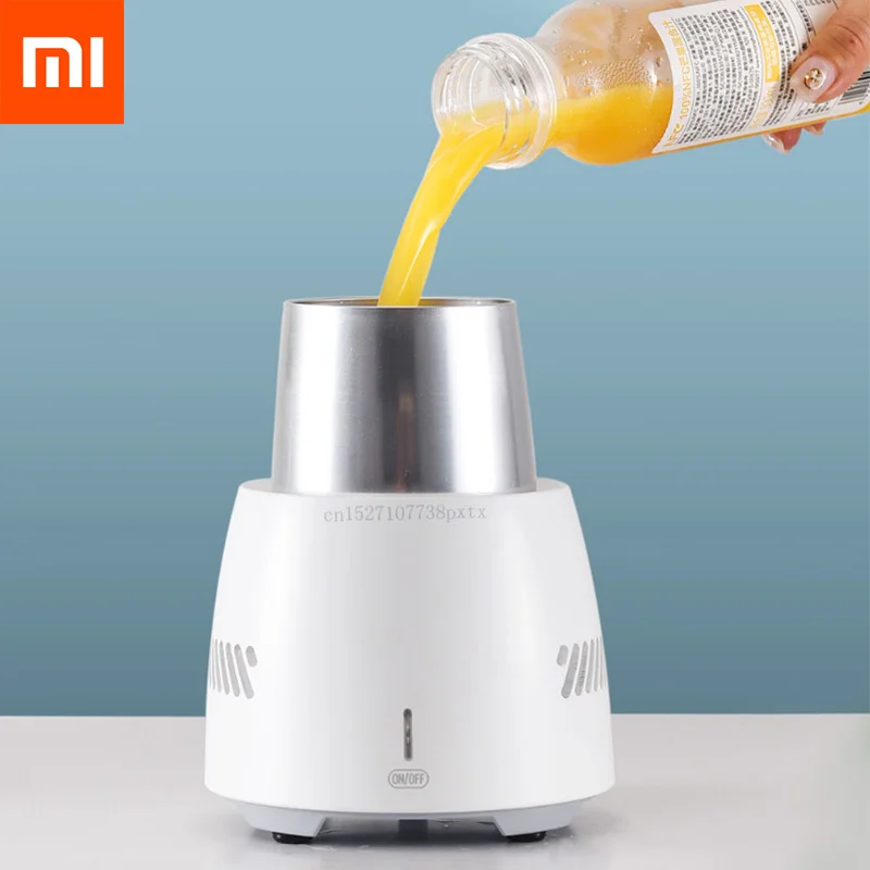 

Xiaomi BOLING Smart Touch Control Fridge Drink Cooler Cup 350ml Quick Frozen Drink Cooler Portable Refrigerator Rapid Cooling