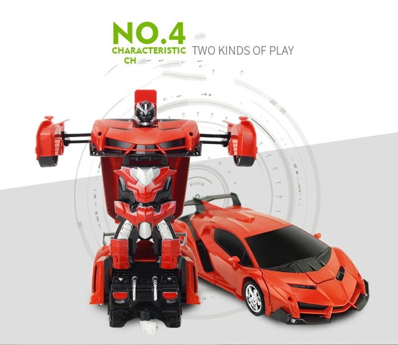 1:18 автомобили трансформатор RC 2 в 1 RC автомобиль Вождение спортивный автомобиль привод роботы-трансформеры модели дистанционного управления автомобиль игрушка