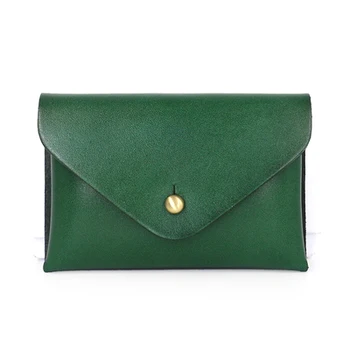 

First Layer Cattlehide Card Bag Men's Handmade Card Case Credit Card Driving License Wallet Women's Tanned Leather Envelope