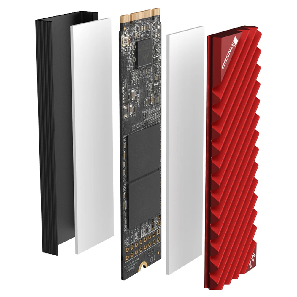Jonsbo M.2 3 радиатор SSD для 2280 NGFF NVME PCI E жесткий диск охлаждающий жилет теплоотвод