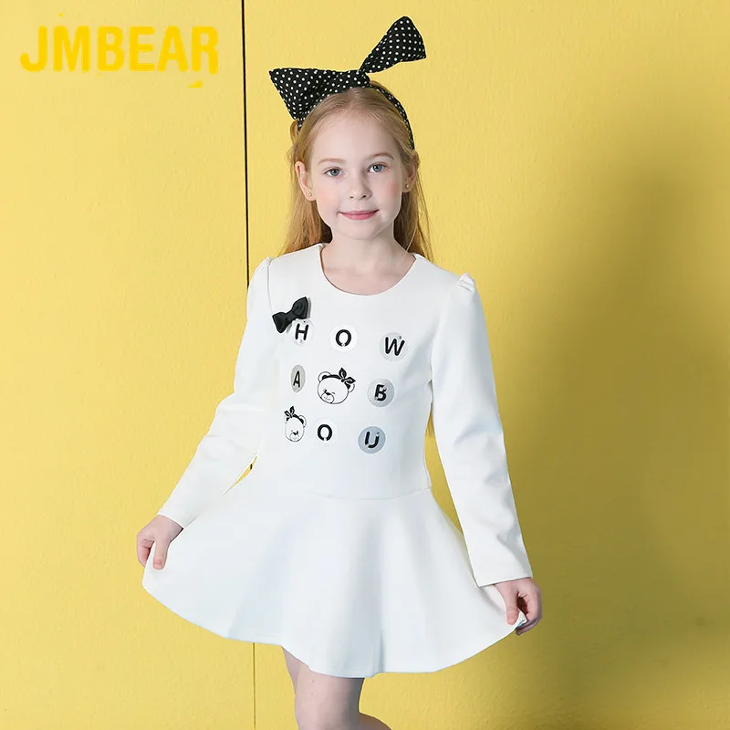 JMBEAR girls dress Temperament Western Style Korean Joker Big Spring New | Детская одежда и обувь