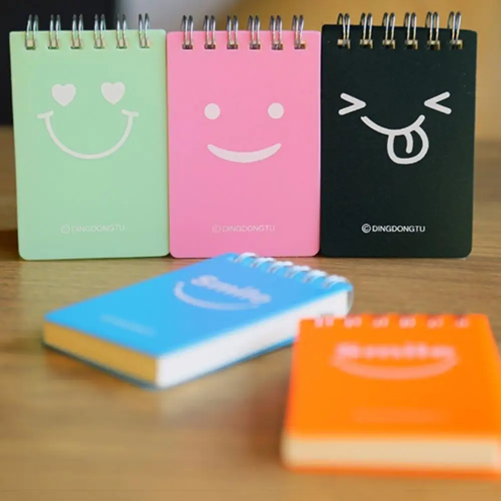 Cute Smile Face Design School Students Diary Journal Notebook Paper Sketch Book Office Stationery Notepad School Supplies