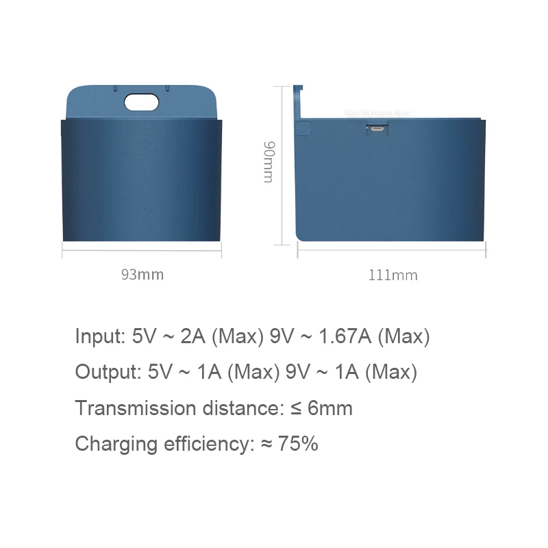 Xiaomi Mijia Youpin VH настольное Беспроводное зарядное устройство подставка держатель для телефона многоугольная Регулировка коробка для хранения 10 Вт Быстрая зарядка