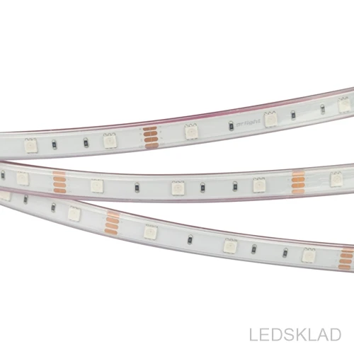 014964 Лента RTW 2-5000P 12V RGB (5060 150 LED LUX) (ARL 7.2 Вт/м IP66)-5м. Arlight | Освещение