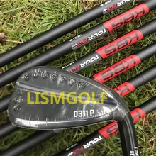 Мужской черный 0311p GEN2 Железный Гольф кованый железный Гольф клуб 4-9, W, G, S, La набор из 11 R/S крышка головы стальной стержень
