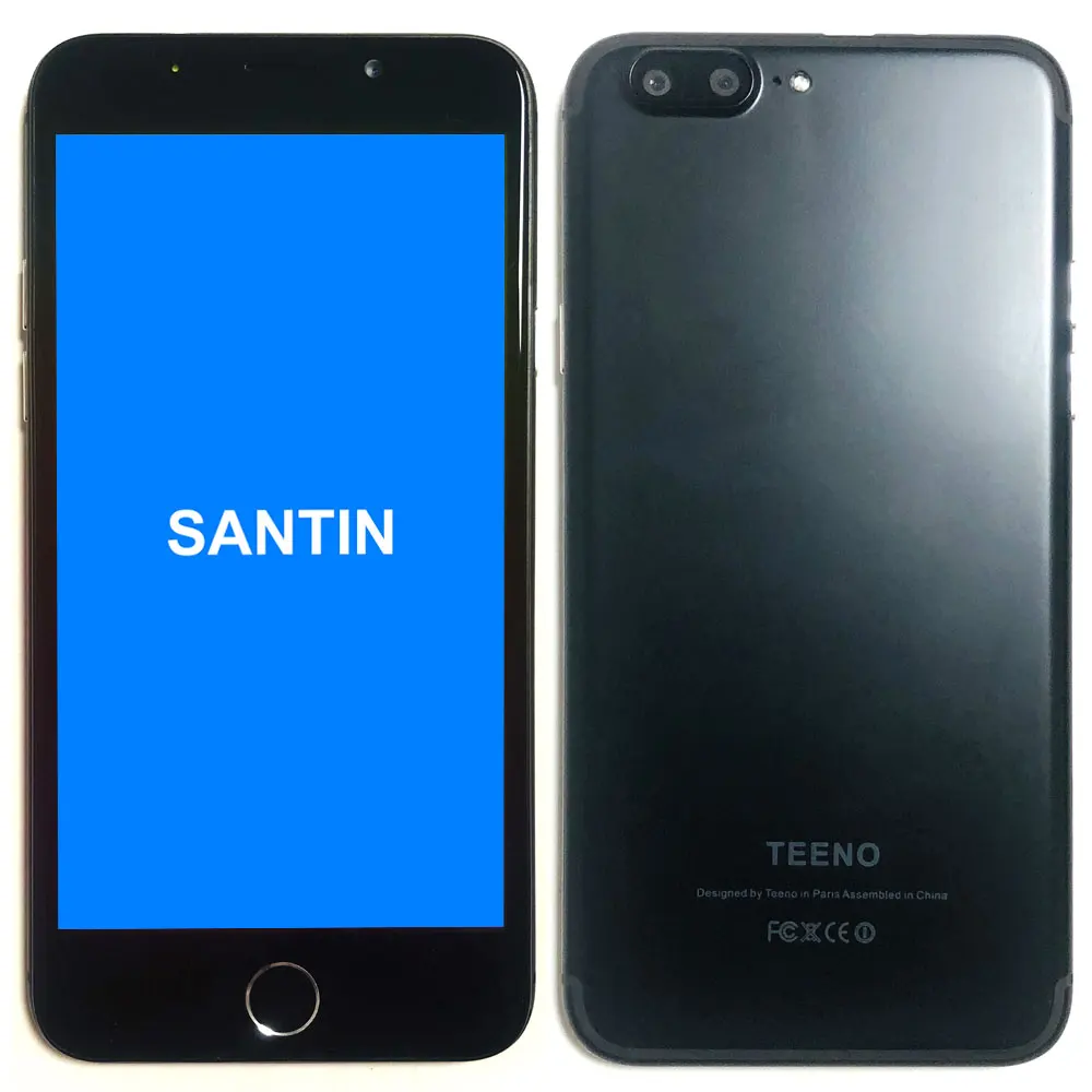 MTK6580 четырехъядерный процессор SANTIN TEENO 5 &quotHD экран 2500 мАч смартфон 1 Гб ОЗУ 8 ПЗУ WCDMA