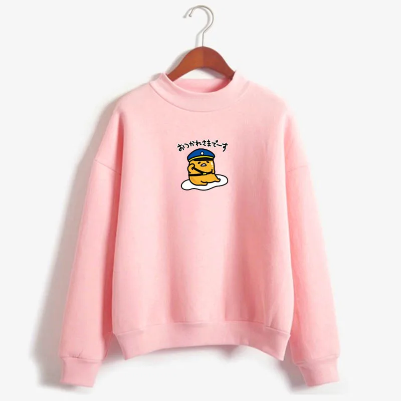  2019 autumn and winter version of the Warm top lazy egg hoodie cute cartoon kawaii jersey women's H