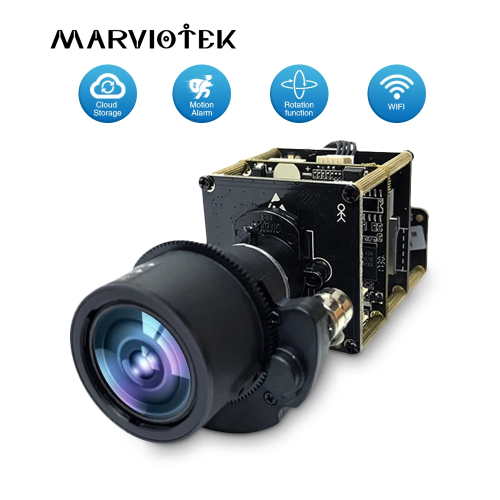 Модульная плата сетевой мини камеры IMX274 4K IP PTZ с 3 кратным увеличением 11 мм