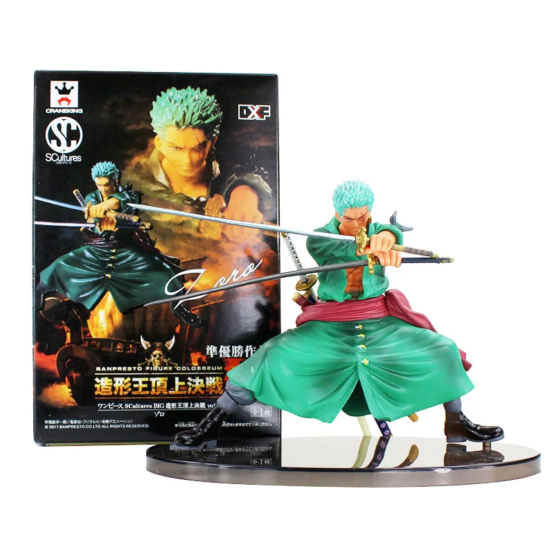 Anime One Piece Decisive Battle Ver Roronoa Zoro Dolls Action Figure Decoration