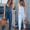 Denim Wash Overall For Summer Lady Women Jumpsuit Casual Oversized Boyfriend Baggy Sleeveless Loose Romper Pants ► Photo 3/6