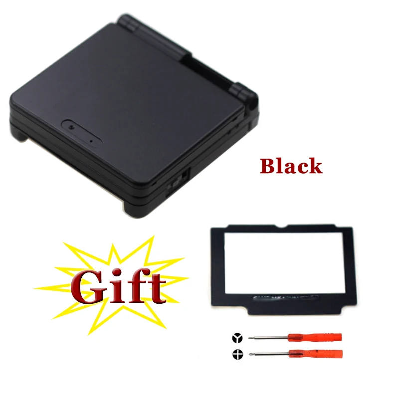 Black Для nintendo GBA SP ДЛЯ Gameboy Корпус чехол Замена Полный Корпус для Advance SP отправить установочные инструменты - Цвет: Black