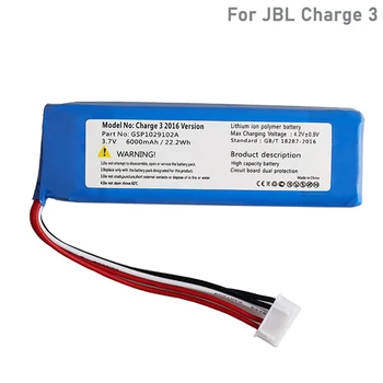 

3.7V 6000mAh Battery For JBL Charge 3 2016 Version GSP1029102A
