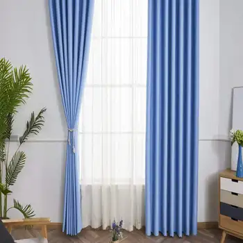 

Precision Curtains Black Silk Shading Environmental Protection Finished Curtain Project Curtain Shading Curtains